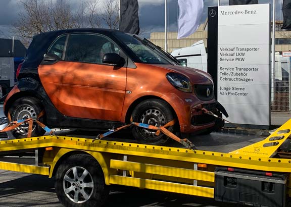 Smart transportieren Überführung
